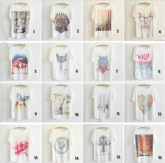 Blusa feminina printed - Diversas estampas