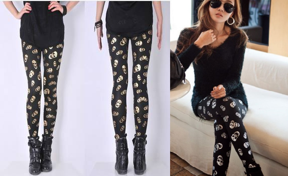 Legging Caveirinhas