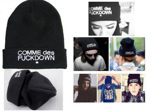 Touca Comme Des Fuc*ing down