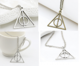 Colar Harry Potter - Relíquias da Morte